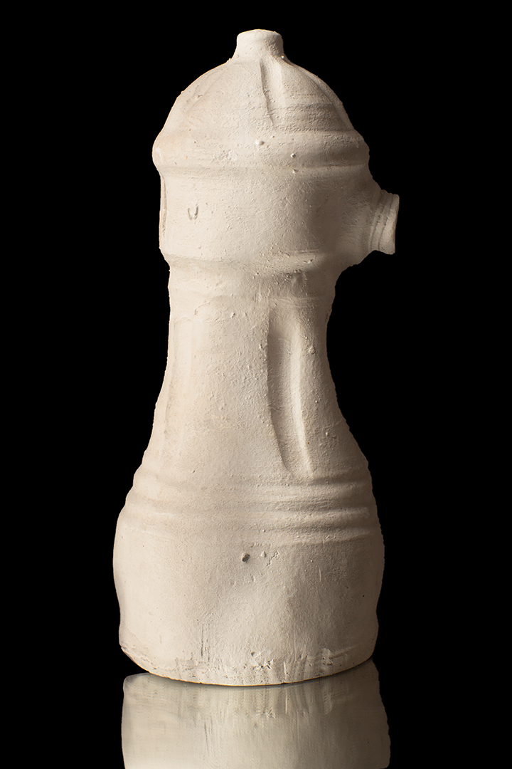 Escultura de yeso de alcancías