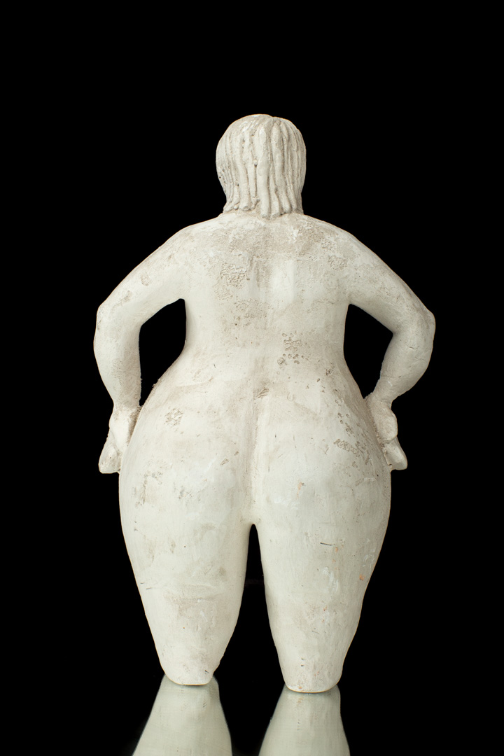 Figura de yeso Botero