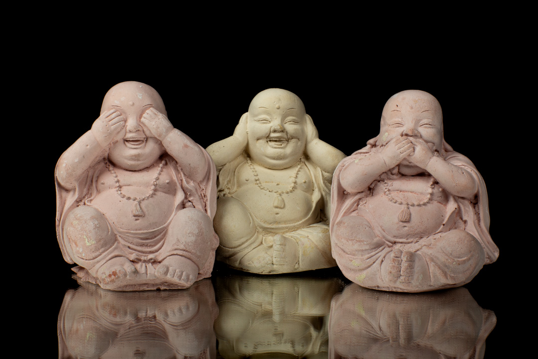 Buddha Laughing Trio