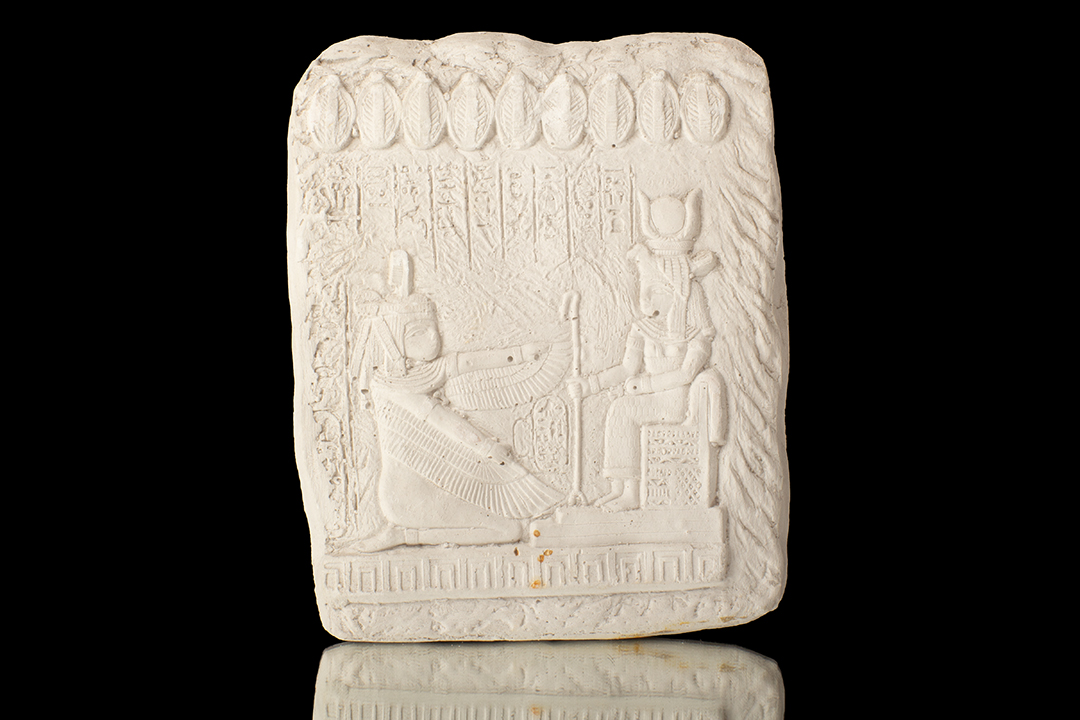 Placa de yeso egipcia