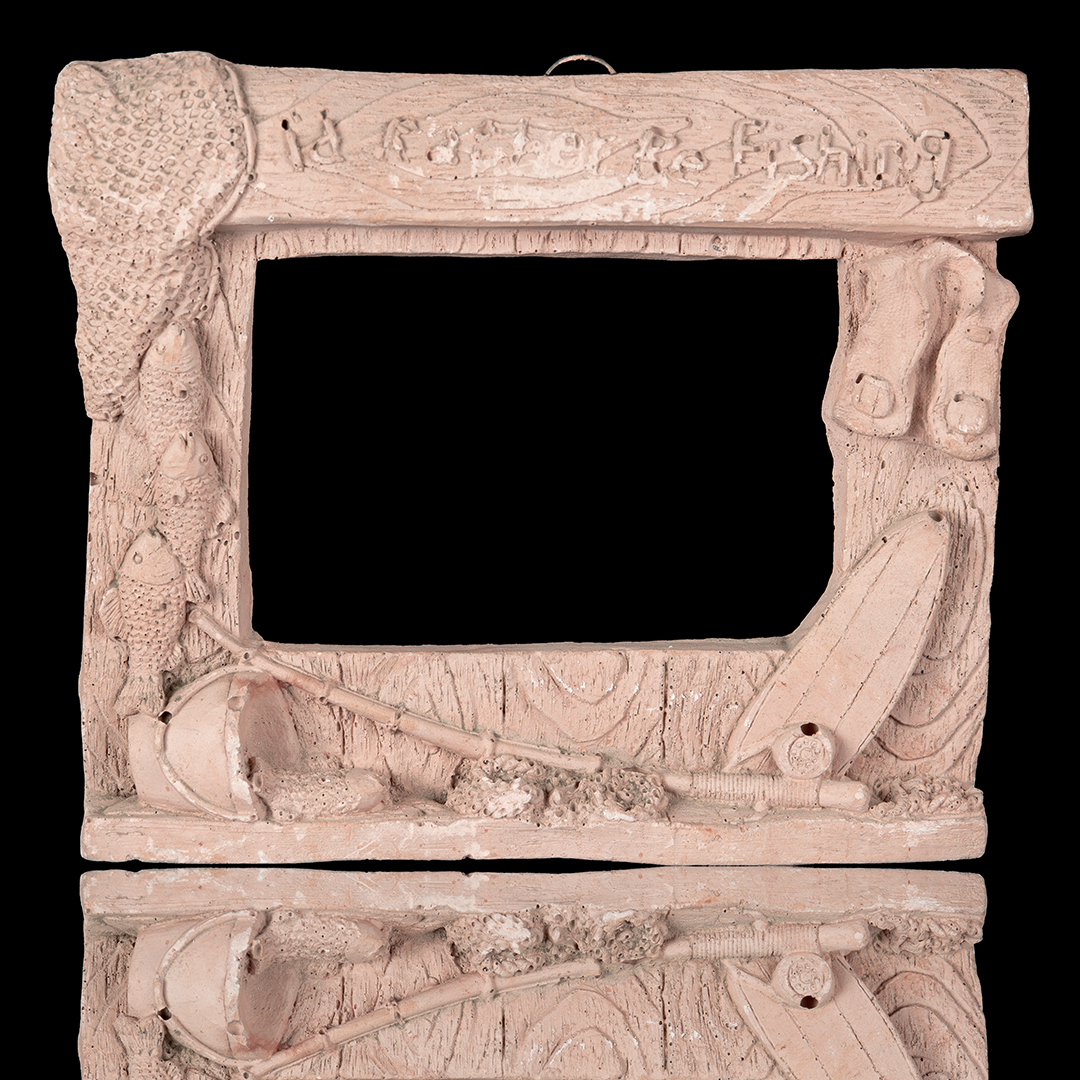 Framed Fishing Scene