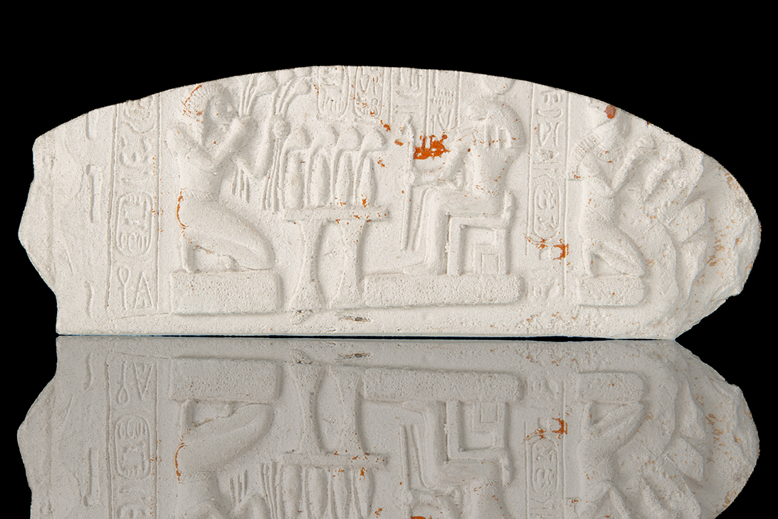 Escultura de yeso egipcia